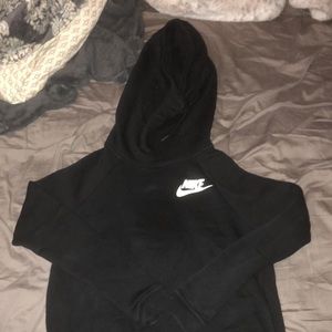 Nike sweatshirt with over sized hood